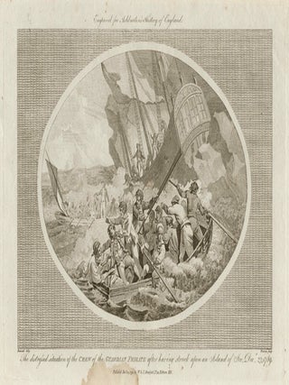 The Guardian Frigate wrecked on an Island of Ice December 23 1789. AW Warren after Charles Benezach.