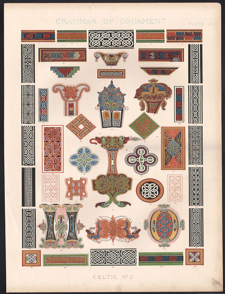 Item #11 Grammar of Ornament - Celtic No 2. Owen Jones.