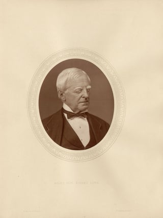 Item #1112 Right Hon Robert Lowe. Lock, Whitfield, active