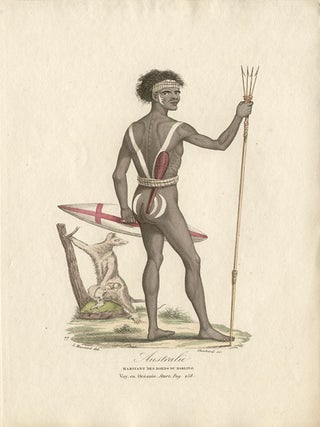 Item #1119 Australie - Habitant des Bords du Darling. Choubard after L. Massard