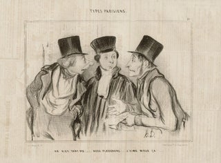 Item #112 Daumier - Types Parisiens No 10. Honore Daumier