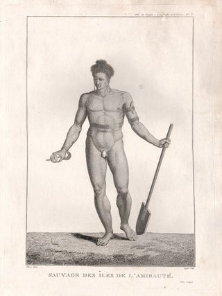 Item #1172 Sauvage des Iles de L'Amiraute. Jacques Louis Copia, after Jean Piron