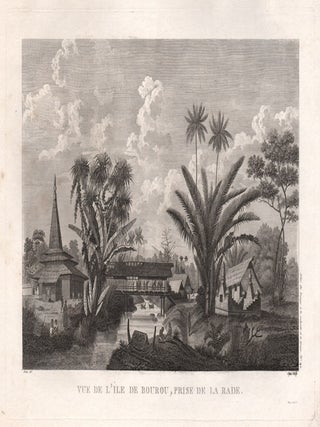 Item #1177 Vue de L'Ile de Bourou, Prise de la Rade. Jacques Louis Copia, after Jean Piron
