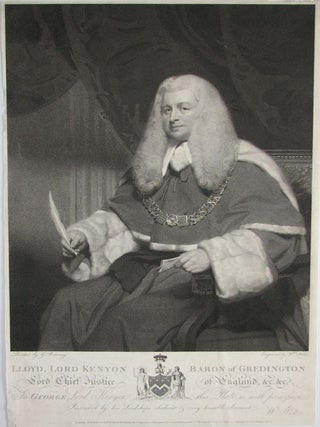 Lloyd, Lord Kenyon, Baron of Gredington. William Holl after George Romney.