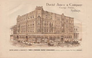 Item #1191 David Jones & Company, George Street, Sydney. After Charles Turner