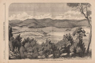 Item #1197 View of the River Derwent, and Portion of Hobart Town. The Illustrated Sydney News