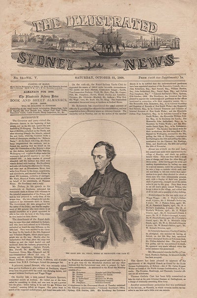 Item #1199 The Right Rev. Dr Perry, Bishop of Melbourne. The Illustrated Sydney News.