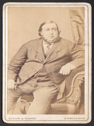 Item #1272 Arthur Orton, The Tichborne Claimant. Oldham, Birmingham Cooper