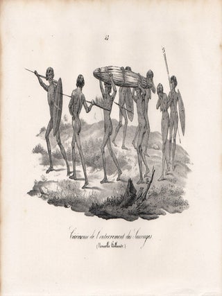Item #1295 Ceremonie de l'enterrement de Sauvages. After Jacques Arago