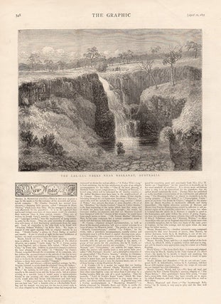 Item #1318 The Lal-Lal Falls near Ballarat, Australia. The Graphic
