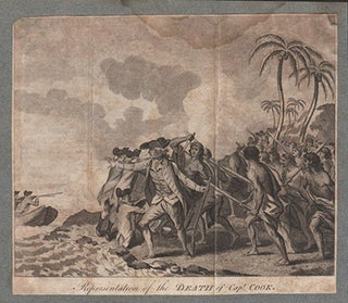 Item #1320 Representation of the DEATH of Capt. Cook. Anon