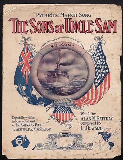 Item #1324 The Sons of Uncle Sam. Anon.