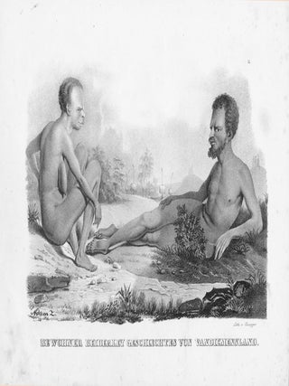 Bewohner Beiderley Geschlechtes Von Vandiemensland. JJ Honegger after the Robert.