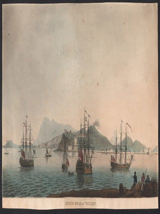Item #1432 George Raper - Inner Road of Toulon. Francis Jukes, after Lieutenant George Raper