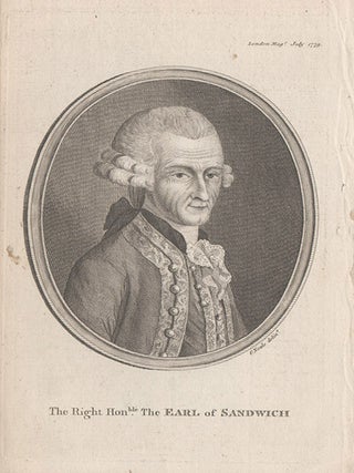 Item #1468 The Right Hon.ble The Earl of Sandwich. After Jefferyes Hamett O'Neale