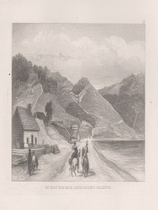 Item #1471 The beach near Major Baker's residence, Wellington (New Zealand). Henry Melville after...
