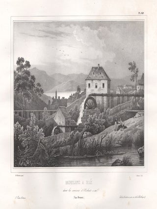 Item #1515 Moulins a ble dans les environs d'Hobart Town (Van Diemen). Louis Leborne, after Louis...