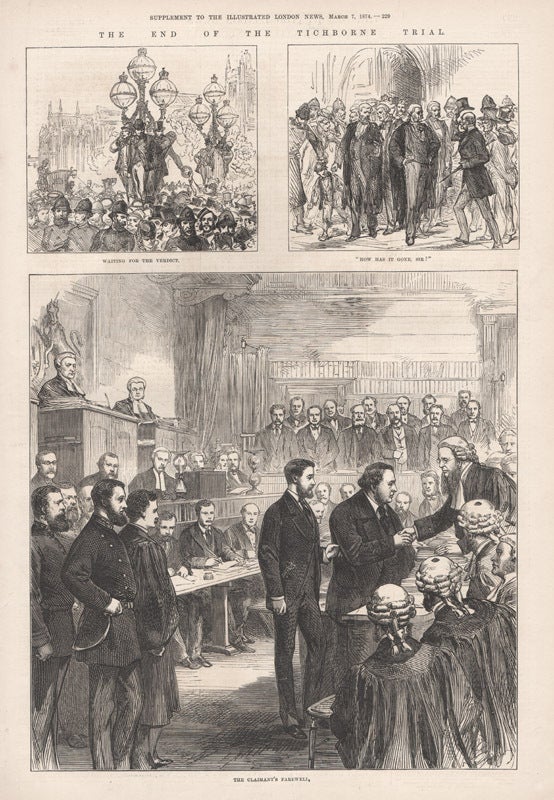 The End of the Tichborne Trial | The Illustrated London News