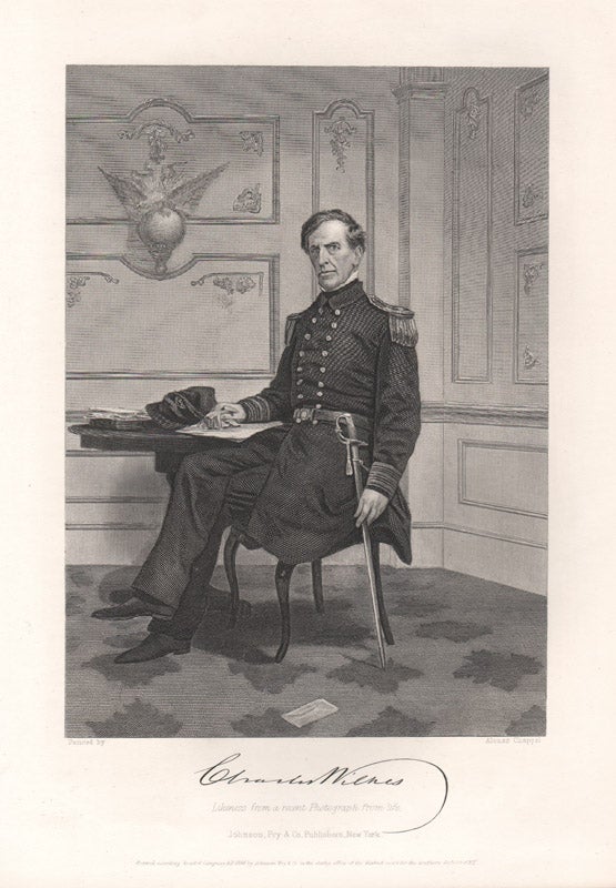 Item #1592 Charles Wilkes. After Alonzo Chappel from a. photograph.