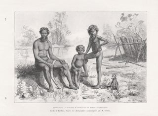 Item #1595 Australie, Groupe D'Indigenes Du North Queensland. Barbant after Laethier from...