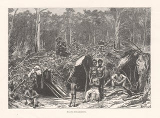 Item #1600 Native Encampment. Anon
