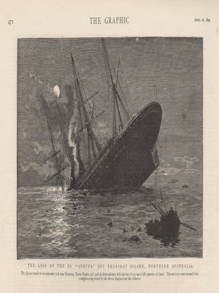 Item #1615 The Loss of the SS 'Quetta' off Thursday Island, Northern Australia. The Graphic