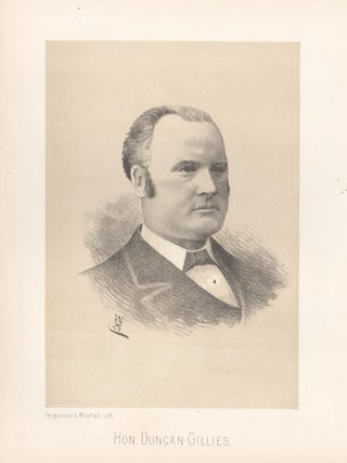 Item #1657 Hon Duncan Gillies. Fergusson, after Herbert J. Woodhouse Mitchell