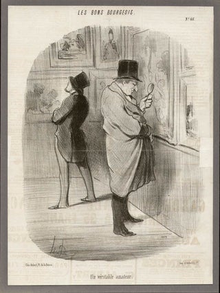 Item #171 Daumier - Un veritable amateur. Honore Daumier