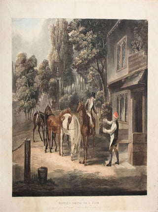 Item #1758 Horses Watering & Horses Going to a Fair (2). William Fellows, after Samuel John...