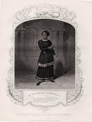 Item #1892 Mr Macready as Othello. After Tracey