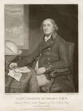 Item #1896 Captain James Huddart FRS. James Stow after John Hoppner RA