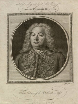 Item #1959 George Frederic Handel. Goldar, engraver