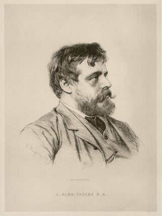 Item #1980 Sir Lawrence Alma-Tadema. Paul Adolphe Rajon, 1842 or