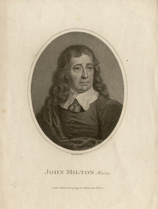Item #1990 John Milton. William Holl, engraver