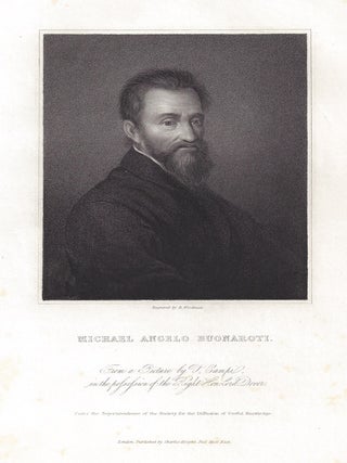 Item #2022 Michael Angelo Buonaroti (Michaelangelo). R Woodman after V. Campi