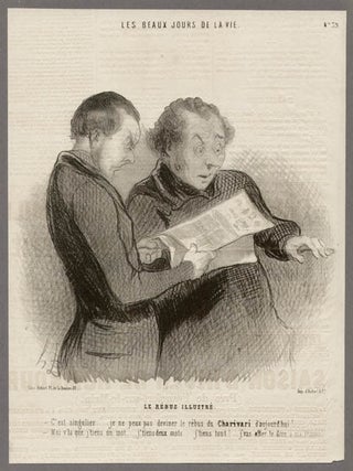 Item #205 Daumier - Le Rebus Illustre. Honore Daumier