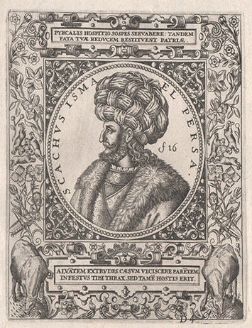 Item #2078 Scachus Isma El Persa. Theodor de Bry, engraver.