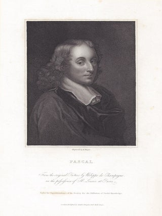 Item #2098 Pascal. Henry Meyer after Philippe de Champagne