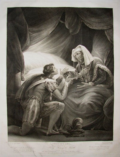Item #2112 Boydell Shakespeare - Second Part of King Henry the Fourth. Robert Thew after Josiah Boydell.