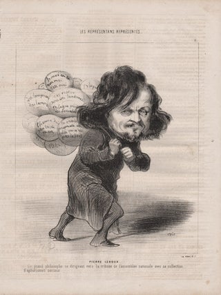 Item #212 Daumier - Pierre Leroux. Honore Daumier