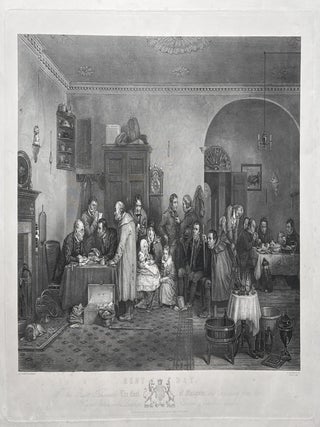 Item #2144 Rent Day. Abraham Raimbach, after Sir David Wilkie RA