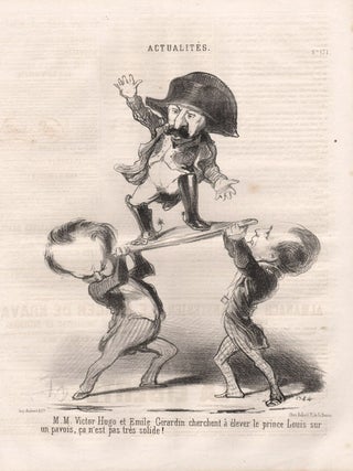 Item #215 Daumier - Actualities 1848. Honore Daumier