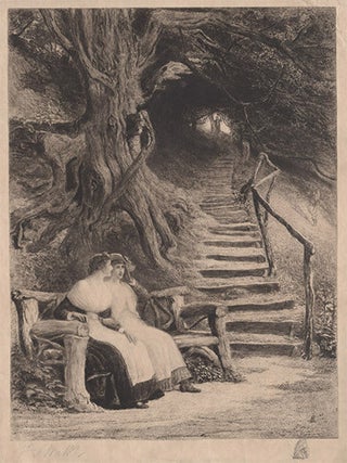 Item #2169 Under the tree. Francis S. Walker RHA RE