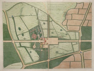 Plan of the Park, Garden and Plantations of Goodwood in Sussex the Seat of his Grace the Duke of. Hendrik Hulsbergh after Colen, d.1729.