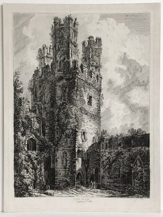Eagle Tower, Caernarvon Castle. George Cuitt.