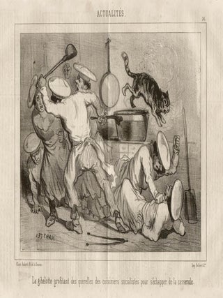 Item #221 Cham - Cooks and cat. Cham