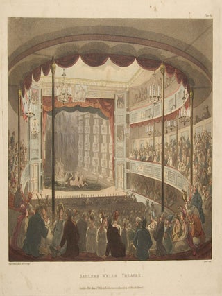 Item #2216 Sadlers Wells Theatre (London). John Bluck after Thomas Rowlandson, Auguste Pugin, active