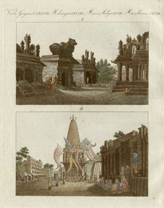 Item #2224 Pagodas of Talicut, Mysore and Religious feast at Ossur, Mysore. Anon