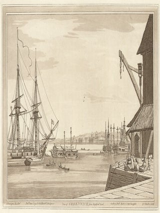 Item #2227 View of Greenwich from Deptford Yard. Joseph Constantine Stadler after Joseph...