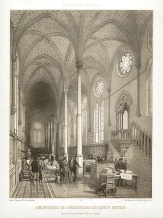 Item #2229 Paris - Bibliotheque du Conservatoire des Arts et Metiers. Mathieu after Philippe Benoist